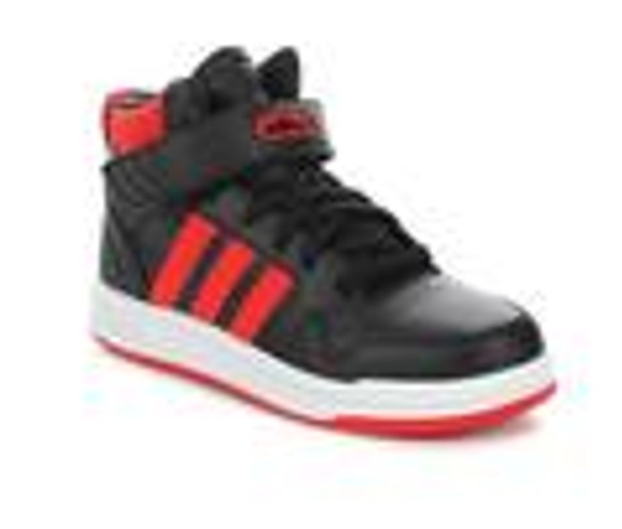 Kids Adidas Athletics & Sneakers | Boys' Adidas Little Kid & Big Kid Post Move Mid Sneakers Black/Red/White