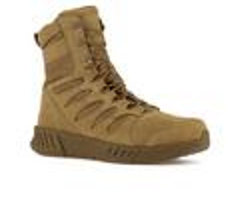 Men REEBOK WORK Electric Hazard | Men'S Reebok Work Floatride Energy Tactical Rb4365 Work Boots Coyote