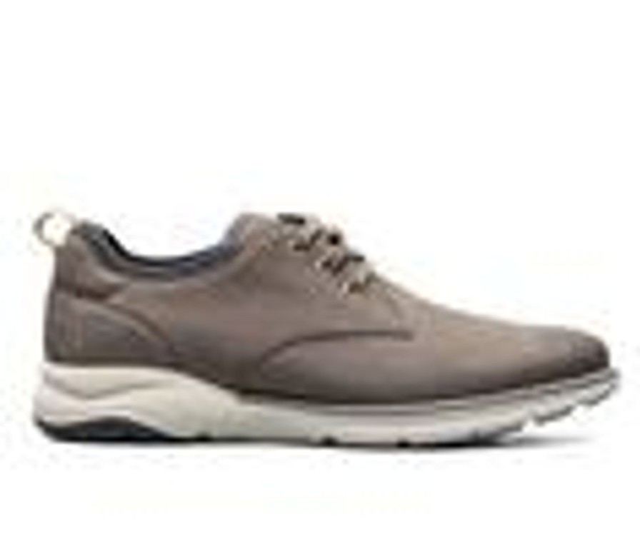 Men Florsheim Oxfords | Men'S Florsheim Fenzi Perf Toe Oxfords Gray