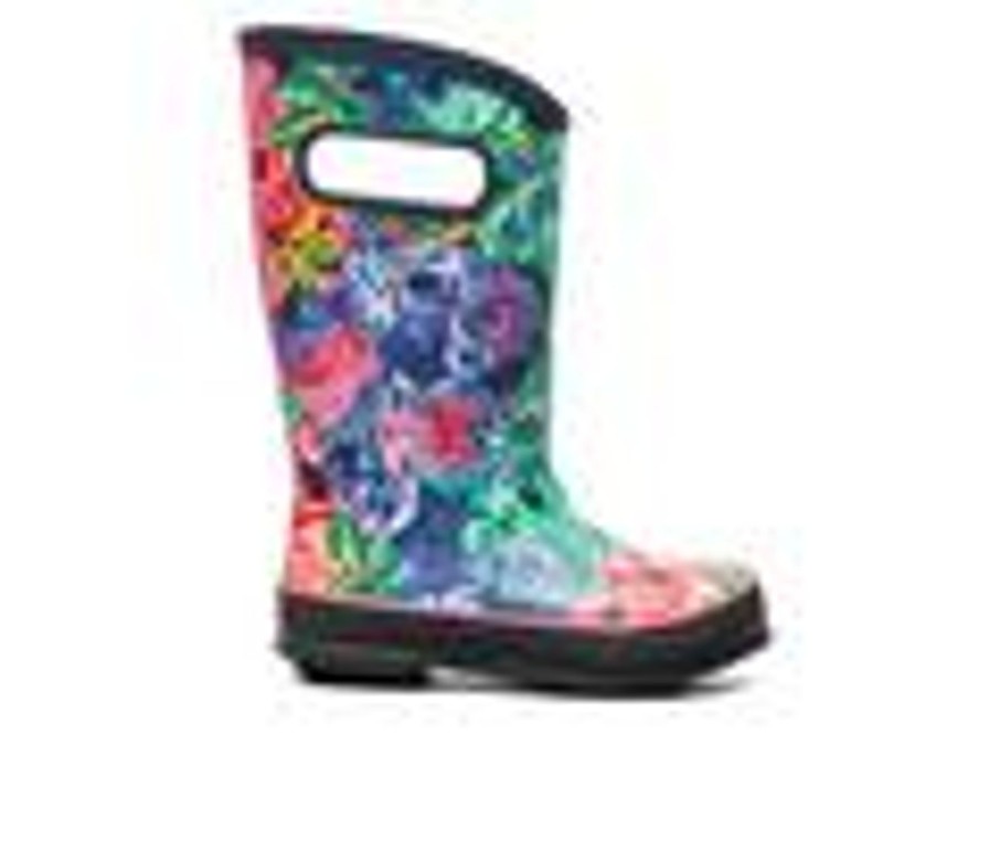 Kids Bogs Footwear Boots | Girls' Bogs Footwear Toddler & Little Kid Rose Garden Rain Boots Rose Multi