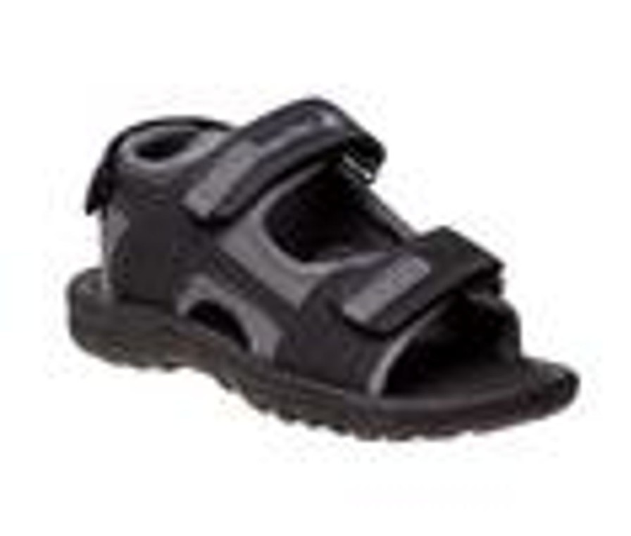 Kids Beverly Hills Polo Club Sandals | Boys' Beverly Hills Polo Club Little Kid & Big Kid Sport Open Toe Sandals Black/Grey