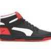 Men Puma High Tops | Men'S Puma Rebound Layup High Sl Sneakers Black/Red/White