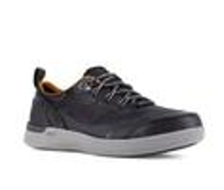 Men Rockport Works Composite And Alloy Toe | Men'S Rockport Works Truflex Fly Skylar Work Shoes Black