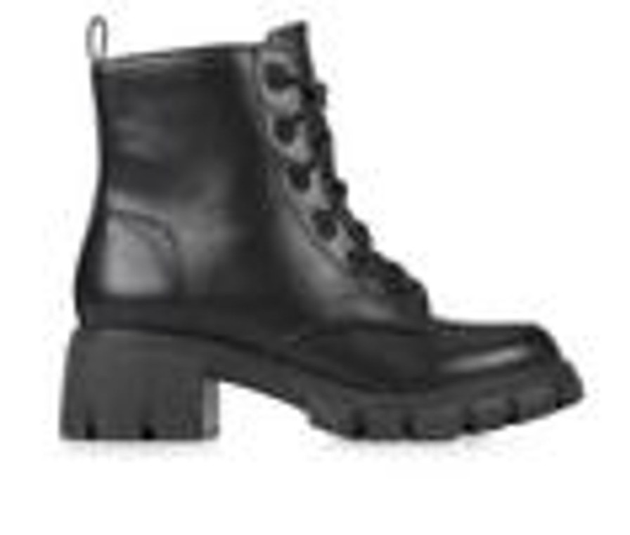 Kids Soda Boots | Girls' Soda Little Kid & Big Kid Abigail Lace-Up Boots Black