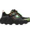 Kids Skechers Casual | Boys' Skechers Little Kid & Big Kid Skech-O-Saurus Dinosaur Light-Up Sneakers Blk/Green/Ornge