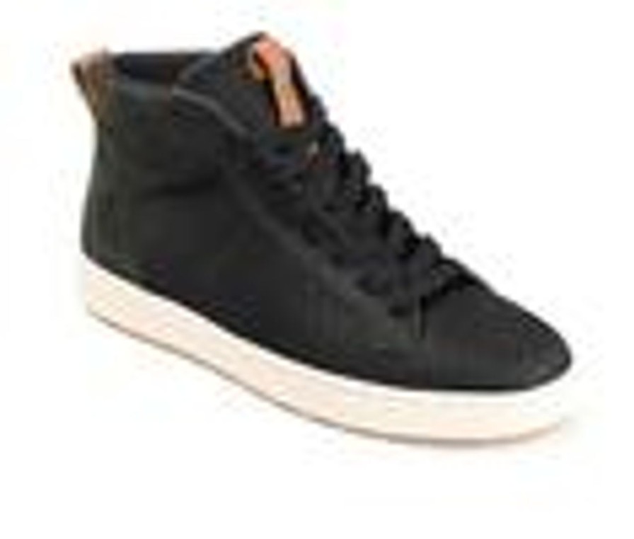 Men Territory High Tops | Men'S Territory Carlsbad High-Top Dress Sneakers Black