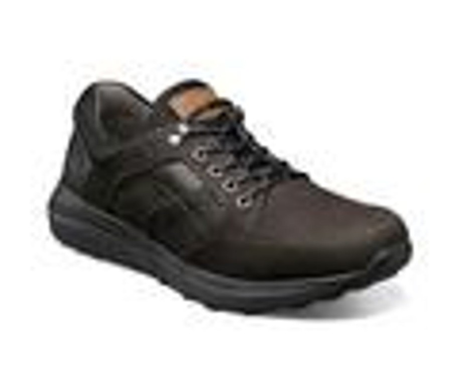 Men Nunn Bush Walking And Hiking | Men'S Nunn Bush Excursion Waterproof Moc Toe Oxfords Charcoal