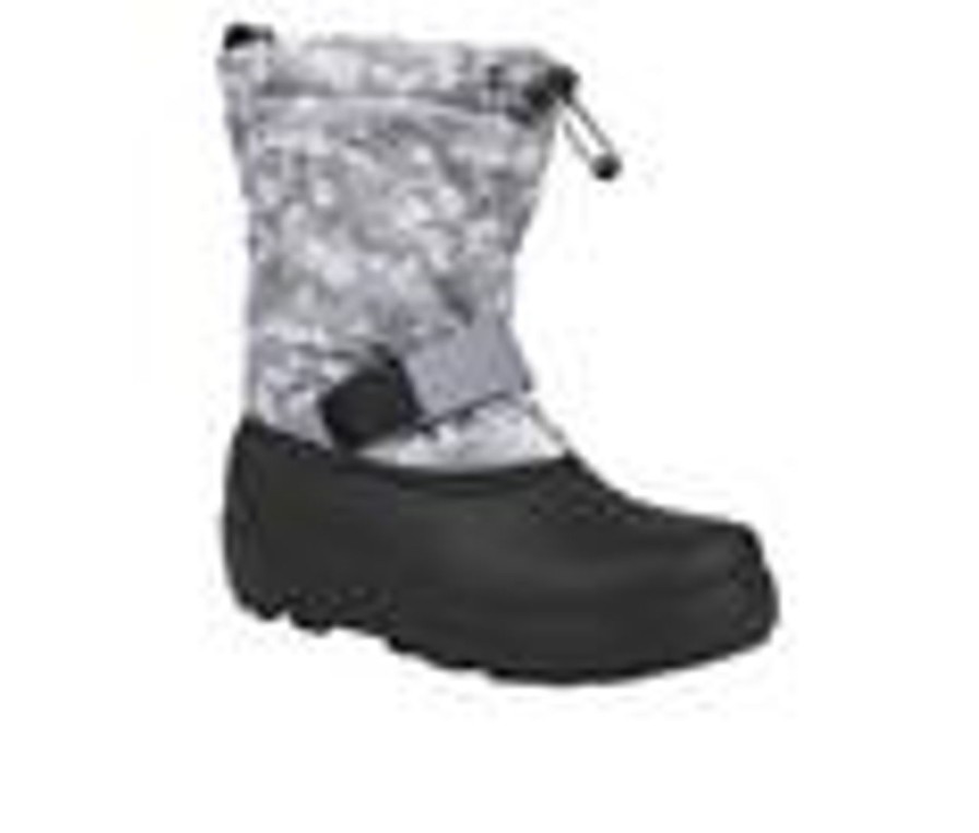 Kids Northside Boots | Boys' Northside Big Kid Frosty Winter Boots Gray Camo