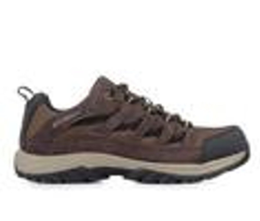 Men Columbia Walking And Hiking | Men'S Columbia Crestwood Low Hiking Shoes Dk Brn/Baker