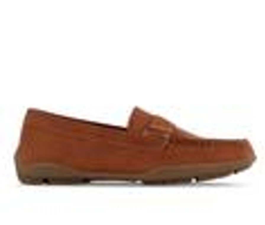 Kids Kenneth Cole Dress | Boys' Kenneth Cole Little Kid & Big Kid Jason Webbing Dress Loafers Cognac