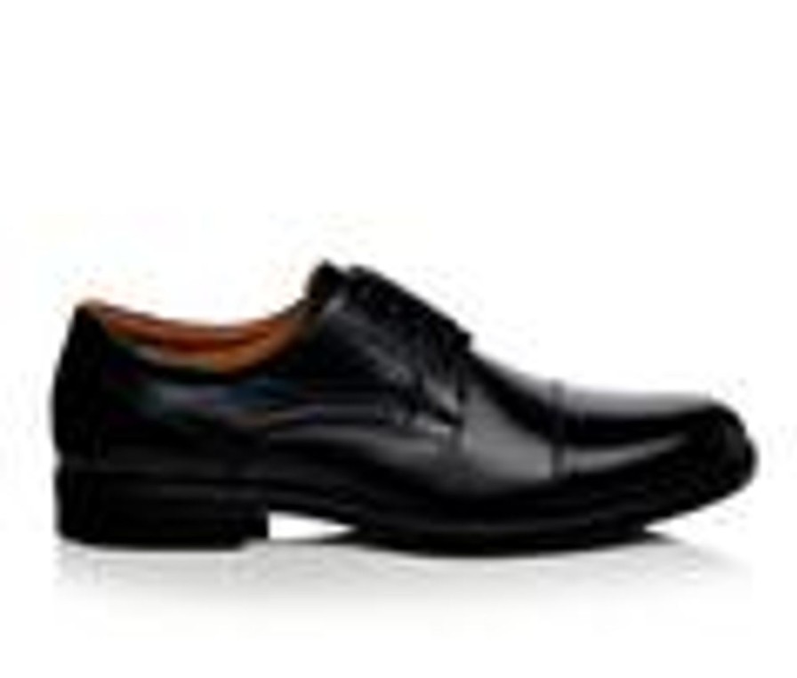 Men Florsheim Oxfords | Men'S Florsheim Midtown Cap Toe Oxford Dress Shoes Black