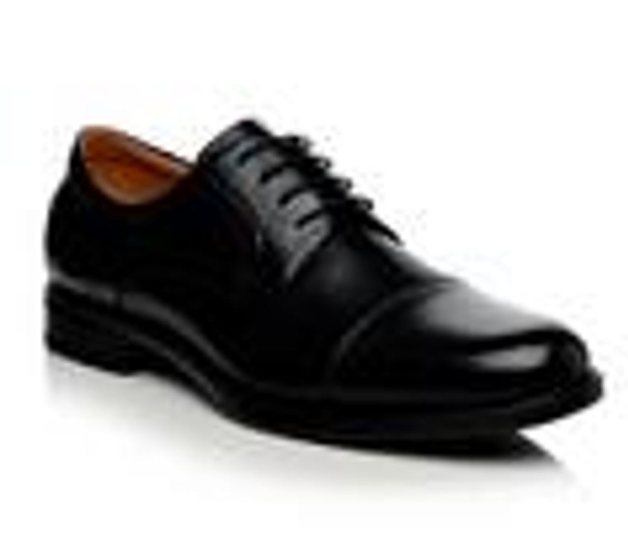 Men Florsheim Oxfords | Men'S Florsheim Midtown Cap Toe Oxford Dress Shoes Black