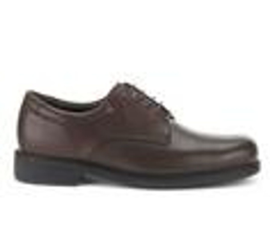 Men Rockport Oxfords | Men'S Rockport Margin Dress Oxfords Chocolate