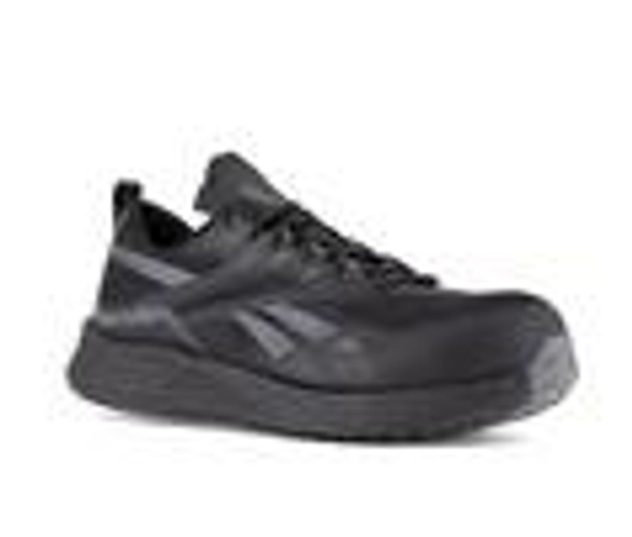 Men REEBOK WORK Electric Hazard | Men'S Reebok Work Floatride Energy 3 Adventure Work Rb390 Work Shoes Black