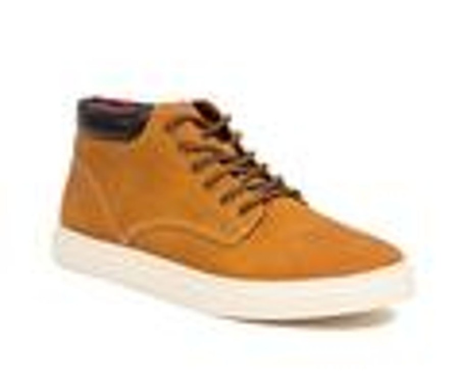 Men Deer Stags High Tops | Men'S Deer Stags Warren Sneaker Boots Dark Wheat