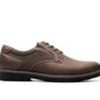 Men Nunn Bush Oxfords | Men'S Nunn Bush Dakota Plain Toe Oxfords Brown