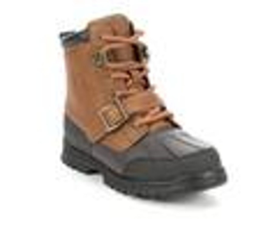 Kids Polo Boots | Boys' Polo Little Kid Colby Mid Ii Lace-Up Boots Tan/Chocolate