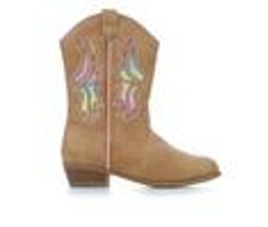 Kids Y-Not Boots | Girls' Y-Not Little Kid & Big Kid Dottie Cowboy Boots Brown/Pink