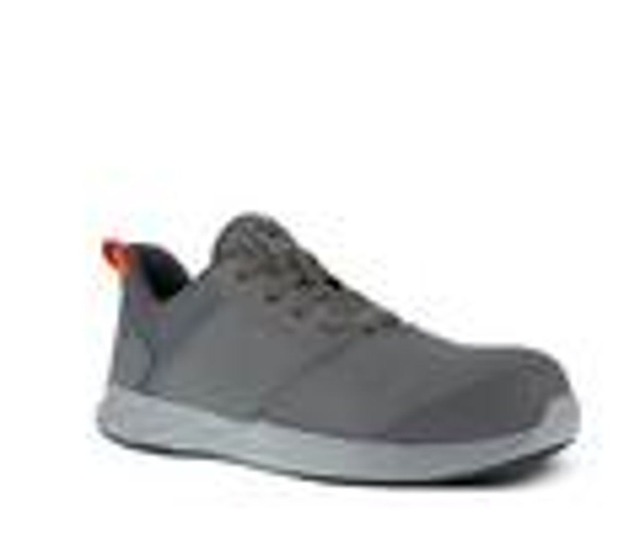 Men REEBOK WORK Composite And Alloy Toe | Men'S Reebok Work Astroride Strike Composite Toe Slip-Resistant Work Shoes Grey