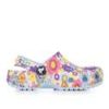 Kids Crocs Casual | Girls' Crocs Infant Classic Retro Floral Clog 4-10 Blue/Multi