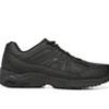 Men Dr. Scholls Slip Resistant | Men'S Dr. Scholls Titan 2 Safety Shoes Black Leather