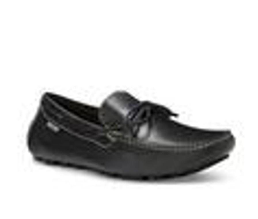 Men Eastland Loafers And Slip-Ons | Men'S Eastland Dustin Driving Moccassin Slip-On Shoes Black