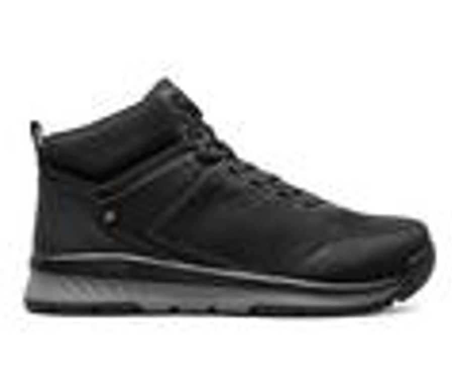 Men Bogs Footwear Hiking And Hunting | Men'S Bogs Footwear Slate Mid Ct Hiking Boots Black