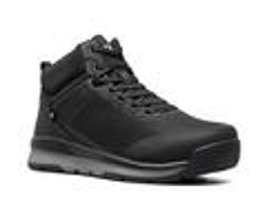 Men Bogs Footwear Hiking And Hunting | Men'S Bogs Footwear Slate Mid Ct Hiking Boots Black