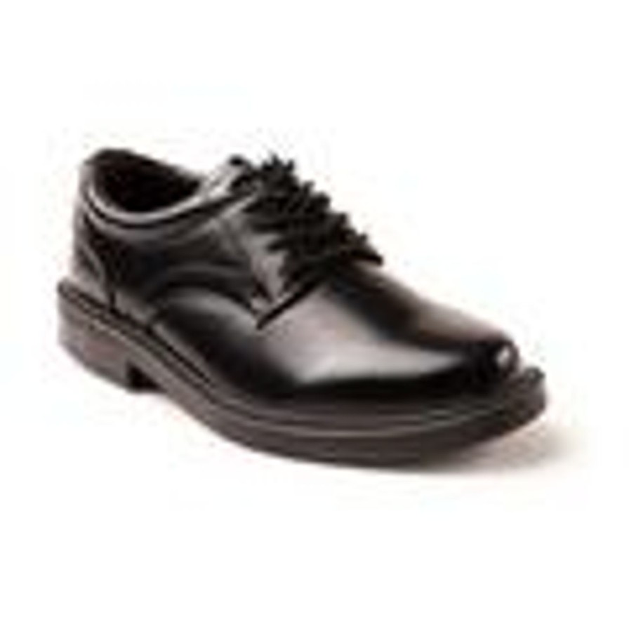 Men Deer Stags Soft Toe | Men'S Deer Stags Times Work Dress Shoes Black