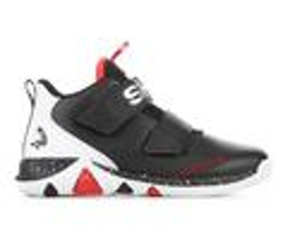 Kids Shaq Athletics & Sneakers | Boys' Shaq Little Kid & Big Kid Composite Basketball Shoes Blk/Wht/Red