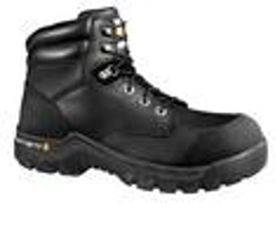 Men Carhartt Electric Hazard | Men'S Carhartt Cmf6371 Waterproof Comp Toe Work Boots Black