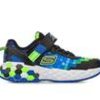 Kids Skechers Athletics & Sneakers | Boys' Skechers Little Kid & Big Kid Mega Craft 2.0 Running Shoes Black/Blue/Lime