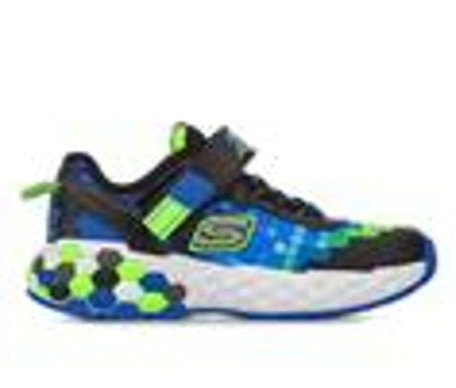 Kids Skechers Athletics & Sneakers | Boys' Skechers Little Kid & Big Kid Mega Craft 2.0 Running Shoes Black/Blue/Lime