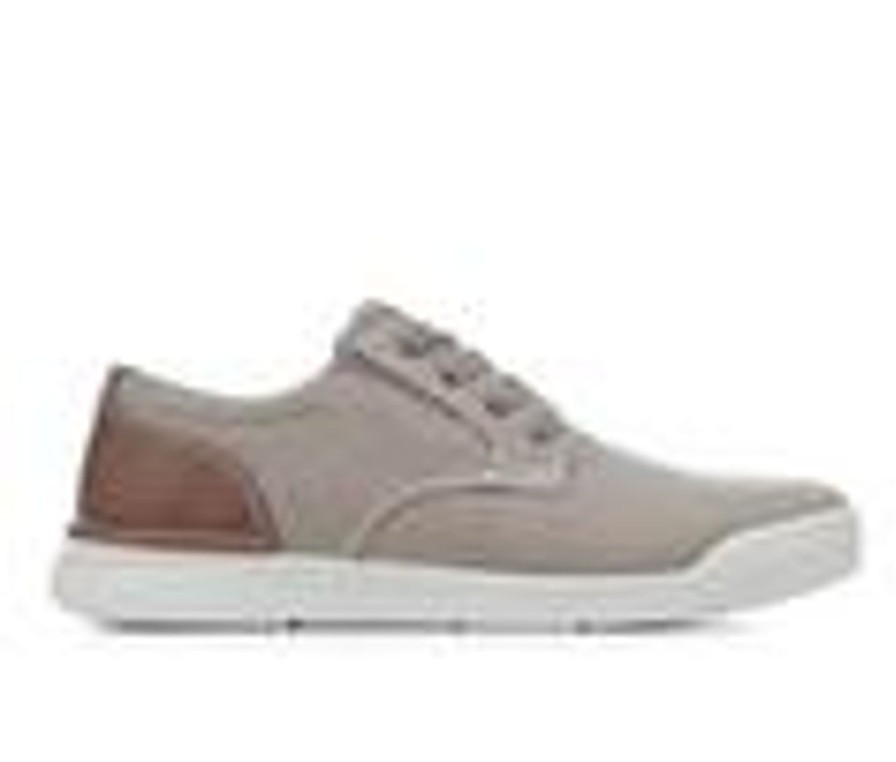 Men Nunn Bush Oxfords | Men'S Nunn Bush Kore Tour Canvas Oxford Casual Shoes Stone