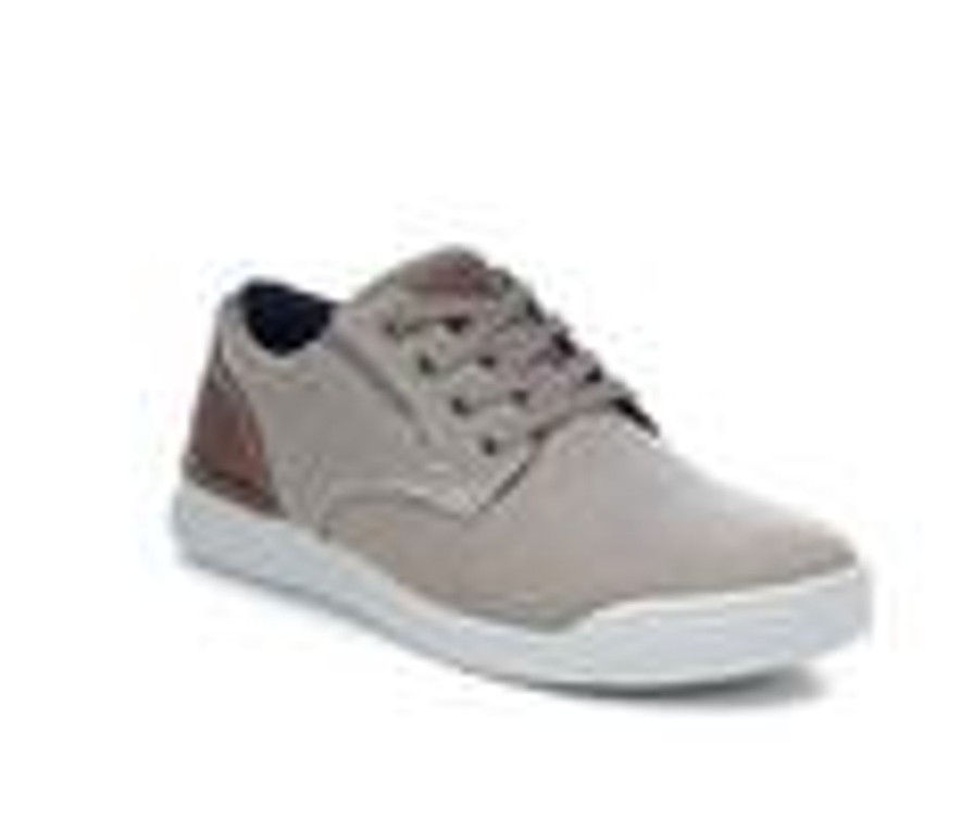 Men Nunn Bush Oxfords | Men'S Nunn Bush Kore Tour Canvas Oxford Casual Shoes Stone