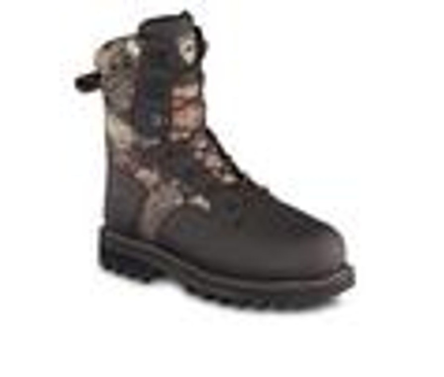 Men Irish Setter by Red Wing Waterproof | Men'S Irish Setter By Red Wing Gunflint 2813 Insulated Boots Brown/Mossy Oak