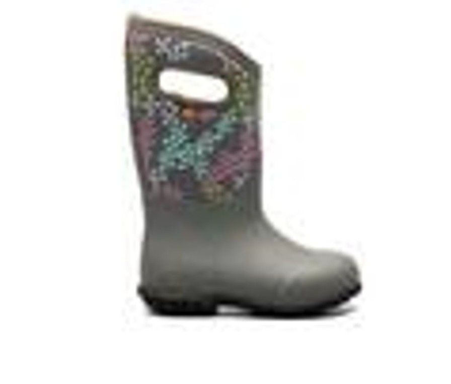 Kids Bogs Footwear Boots | Girls' Bogs Footwear Little Kid & Big Kid York Rain Boots Grey Multi