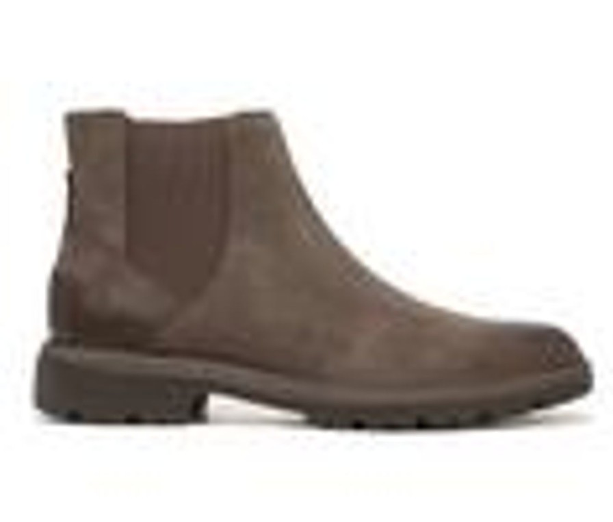 Men Dr. Scholls Boots | Men'S Dr. Scholls Graham Dress Chelsea Boots Chestnut Brown