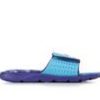 Kids Under Armour Sandals | Boys' Under Armour Little Kid & Big Kid Ignite Graphic Vii Sport Slides Blue Surf