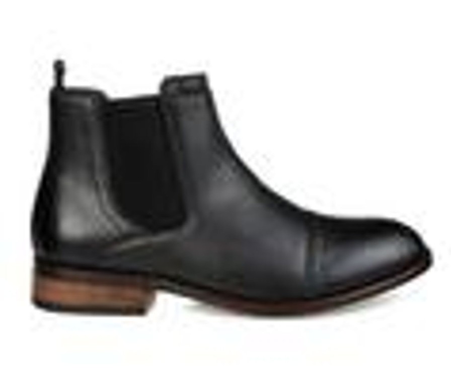 Men Vance Co. Boots | Men'S Vance Co. Garrett Chelsea Boots Black