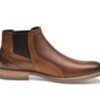 Men Pazstor Boots | Men'S Pazstor Mauri East Chelsea Dress Boots Barista Brown