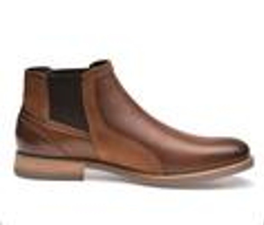 Men Pazstor Boots | Men'S Pazstor Mauri East Chelsea Dress Boots Barista Brown