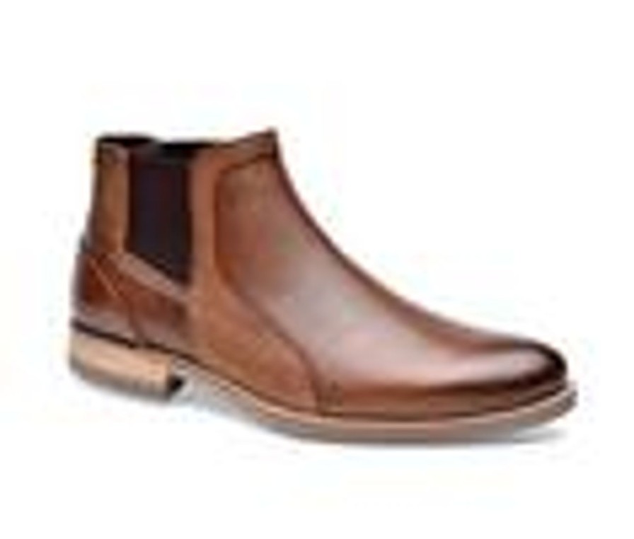 Men Pazstor Boots | Men'S Pazstor Mauri East Chelsea Dress Boots Barista Brown