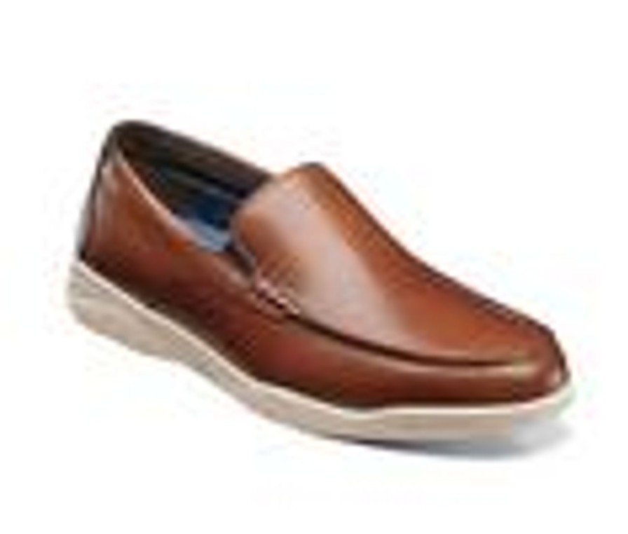 Men Nunn Bush Loafers | Men'S Nunn Bush Sumter Moc Toe Venetian Loafers Tan Multi