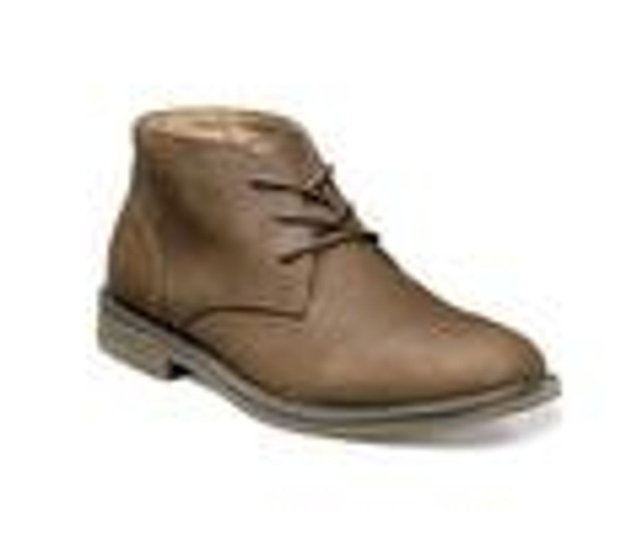 Men Nunn Bush Boots | Men'S Nunn Bush Lancaster Plain Toe Chukka Boots Brown