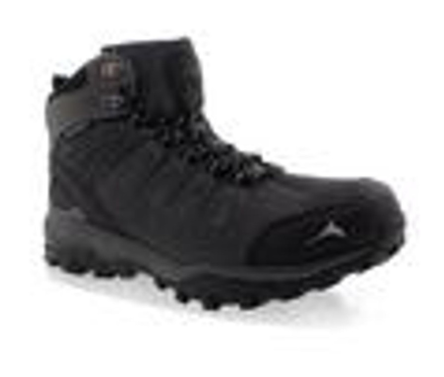 Men Pacific Mountain Hiking And Hunting | Men'S Pacific Mountain Boulder'S Mid Men'S Hiking Boots Charcoal/Blk