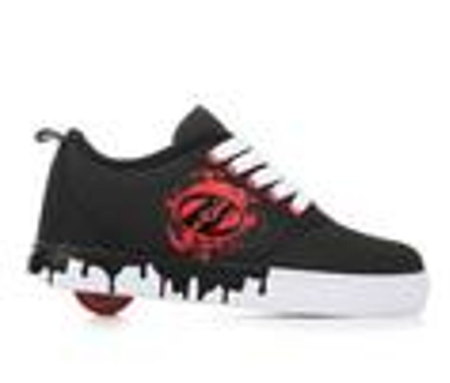 Kids Heelys Casual | Boys' Heelys Pro 20 Drips Sneakers Black/Red