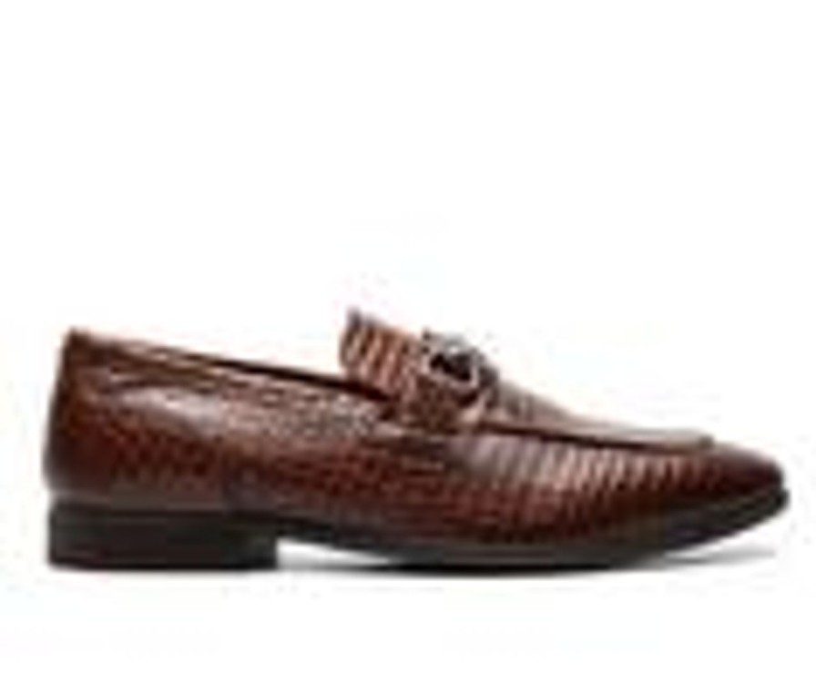 Men Stacy Adams Loafers | Men'S Stacy Adams Feronte Dress Loafers Cognac