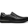 Men Nunn Bush Loafers And Slip-Ons | Men'S Nunn Bush Bayridge Slip On Dress Shoes Black