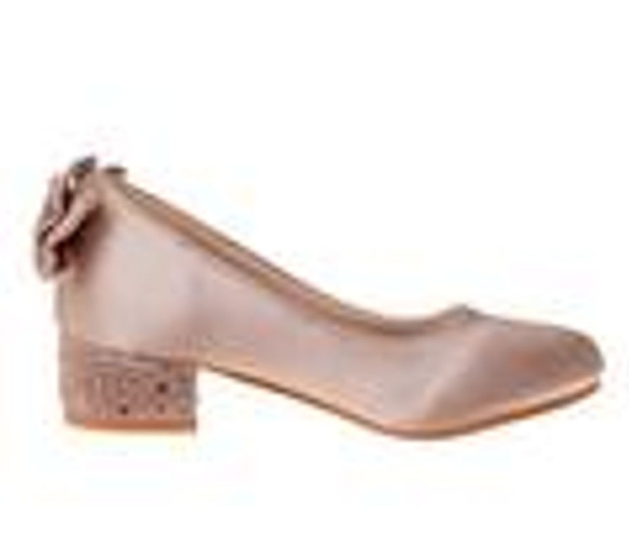 Kids Badgley Mischka Sandals | Girls' Badgley Mischka Little Kid & Big Kid Rhinestone Sophie Dress Shoes Rose/Gold